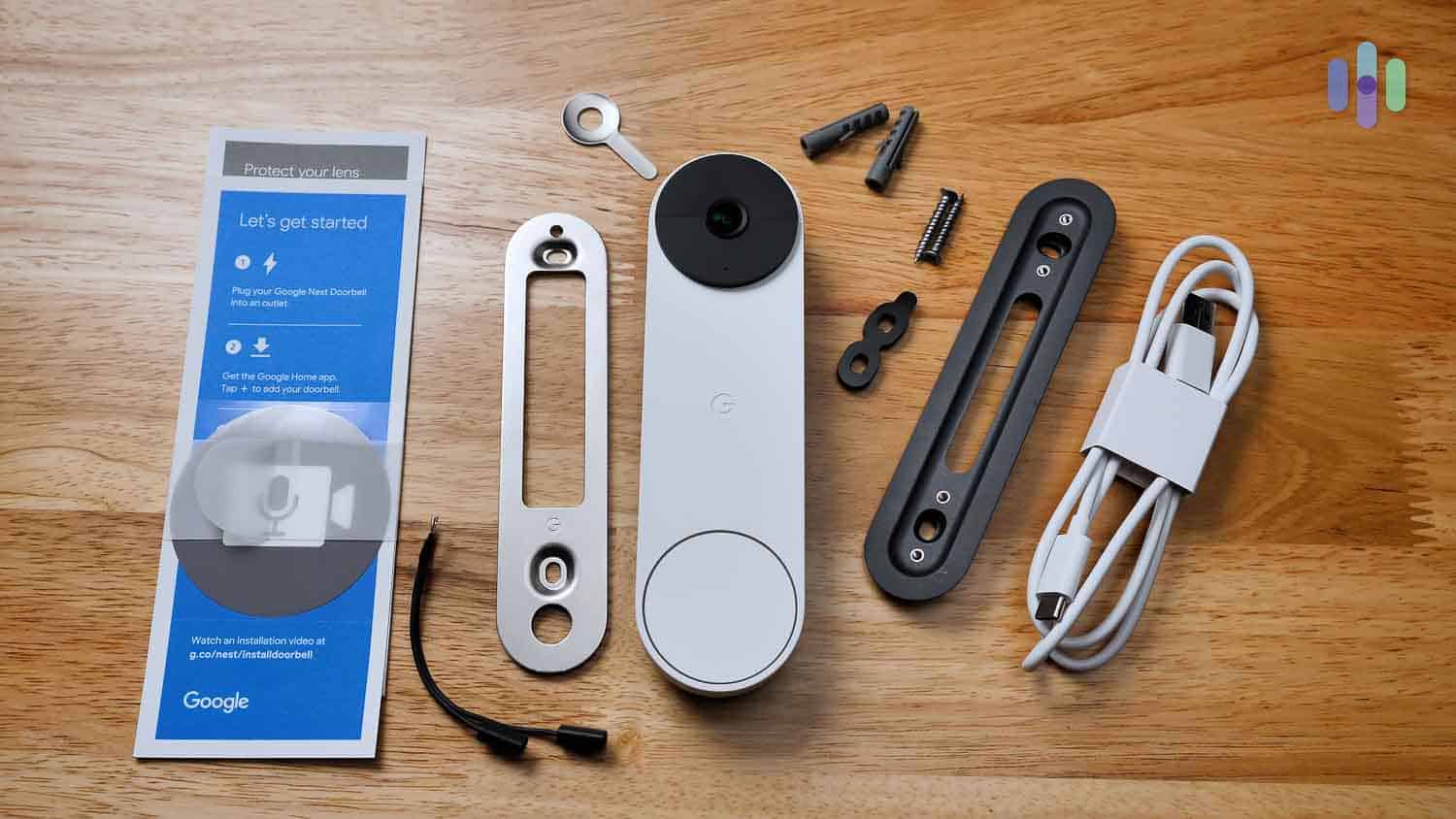 Nest Doorbell (battery) Included items