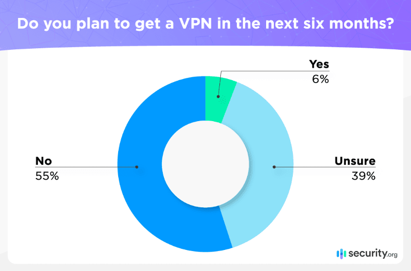 Do you plan to get a VPN in the next six months?
