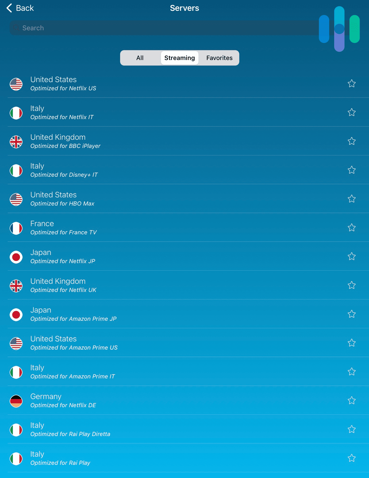 List of streaming-optimized servers List of streaming-optimized servers
