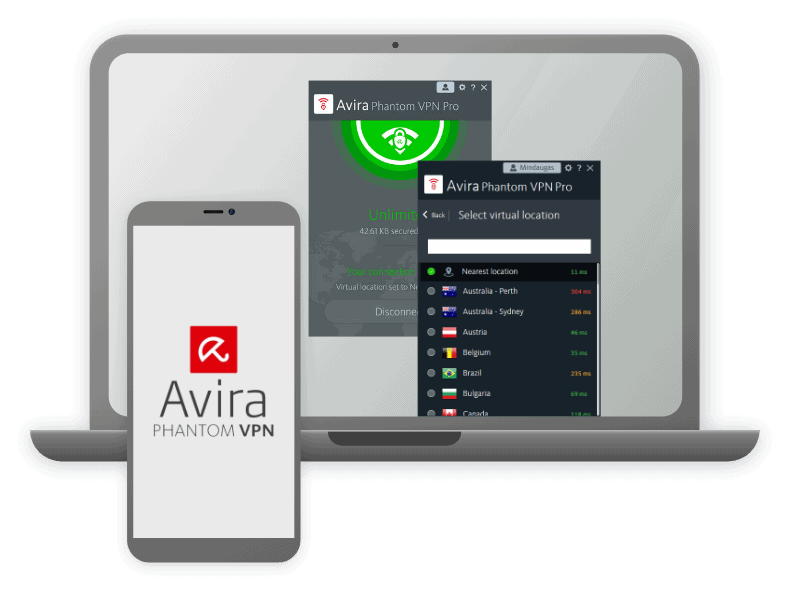 Avira Phantom VPN  - Product Header Image
