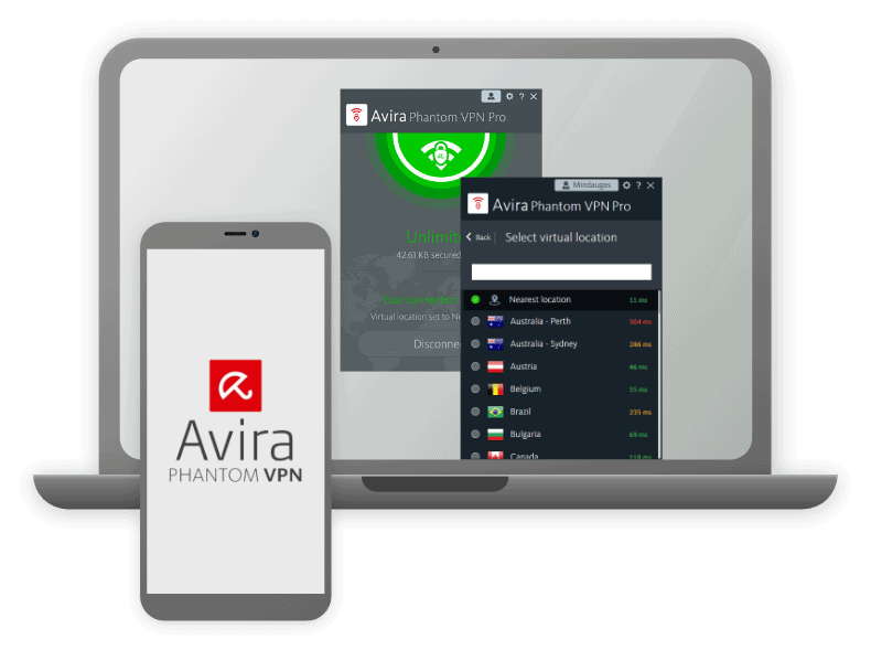 Avira Phantom VPN - Imagen del encabezado del producto