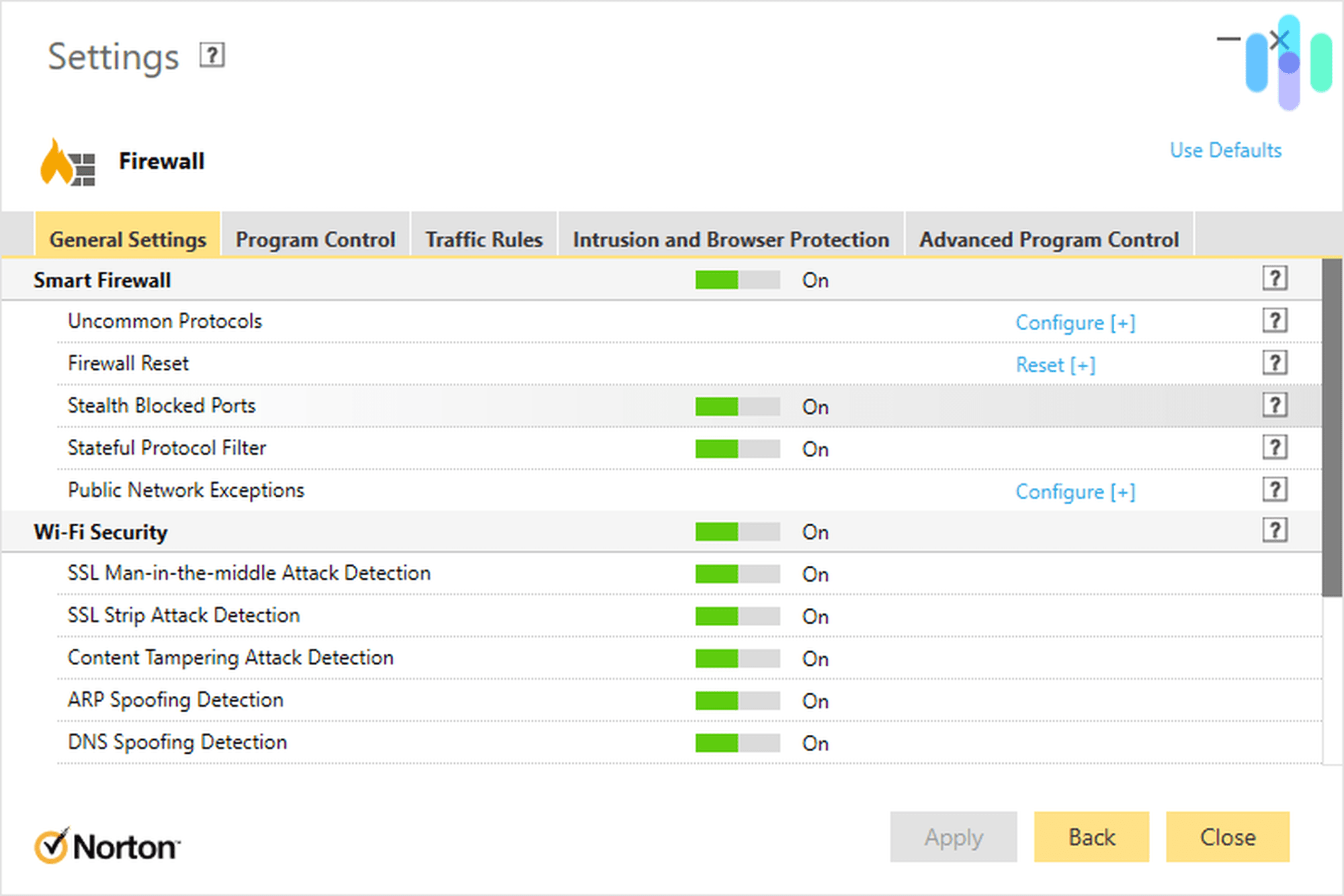 Norton Smart Firewall Norton Smart Firewall