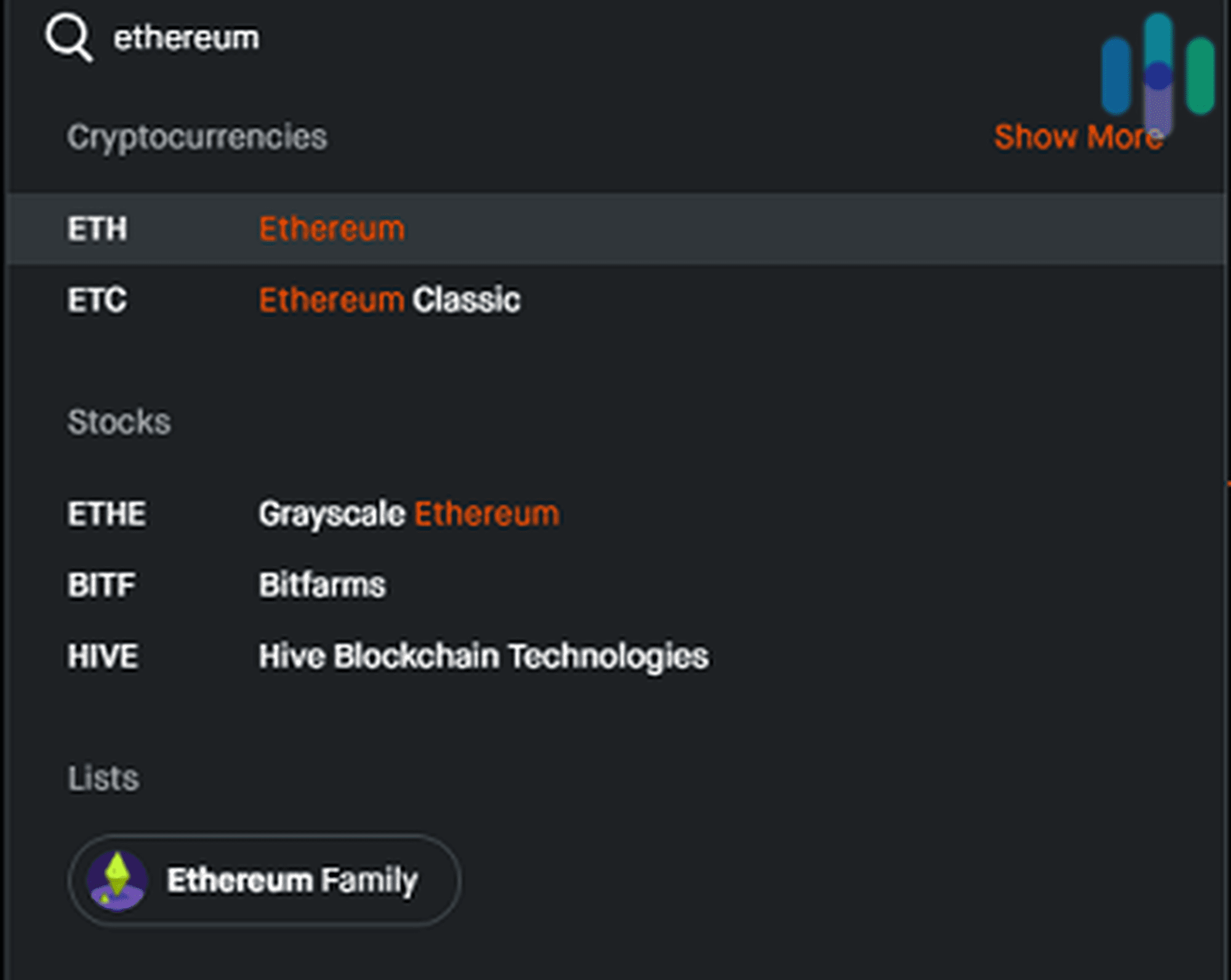 Searching for Ethereum on Robinhood Crypto Searching for Ethereum on Robinhood Crypto