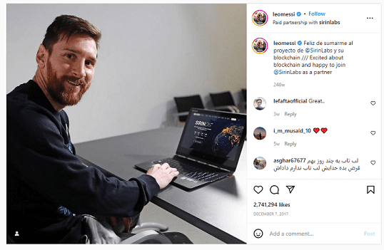 Tweet from Lionel Messi Tweet from Lionel Messi