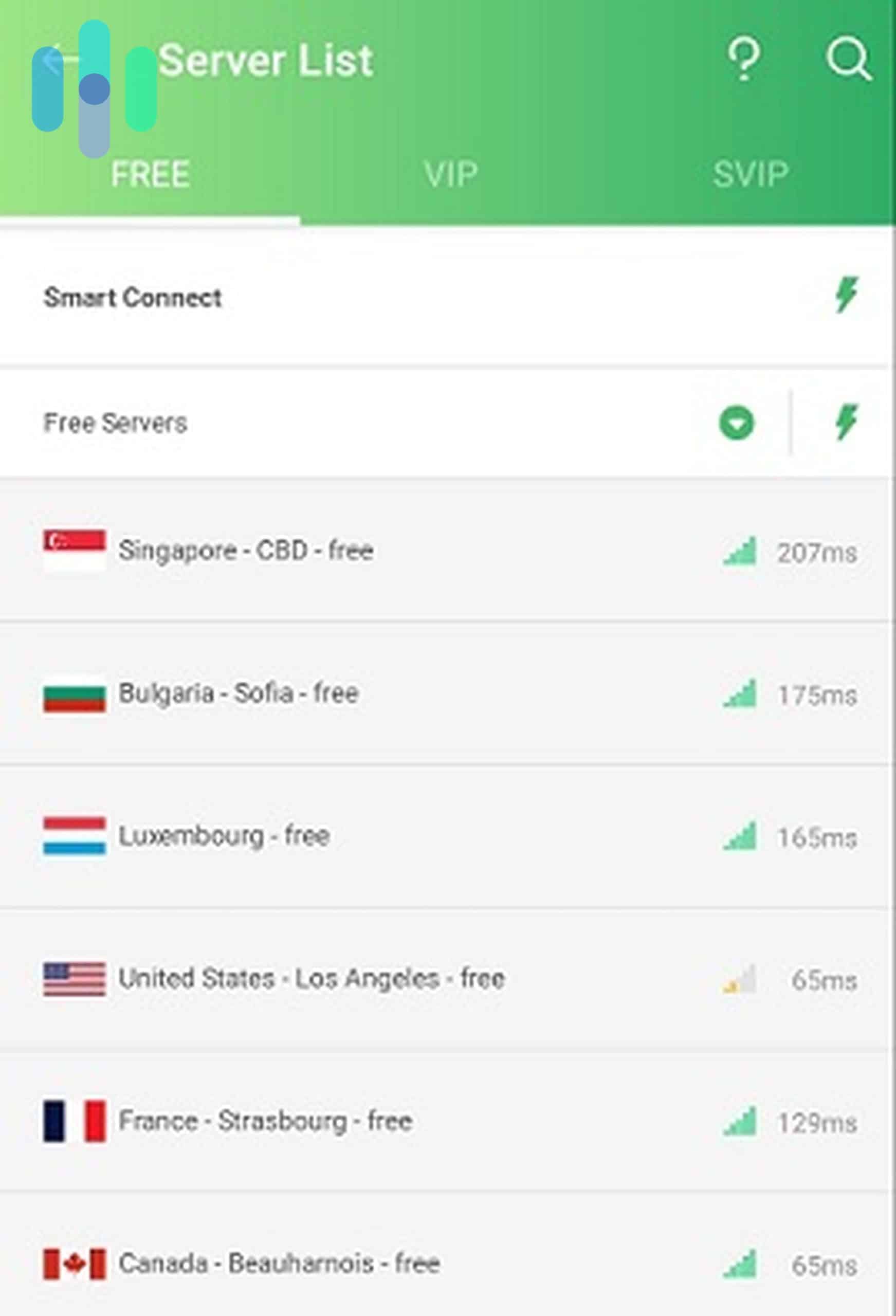 PandaVPN free servers