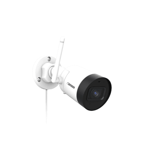 Defender Guard 2K WiFi Plug-In Power Security Camera  - Product Header Image