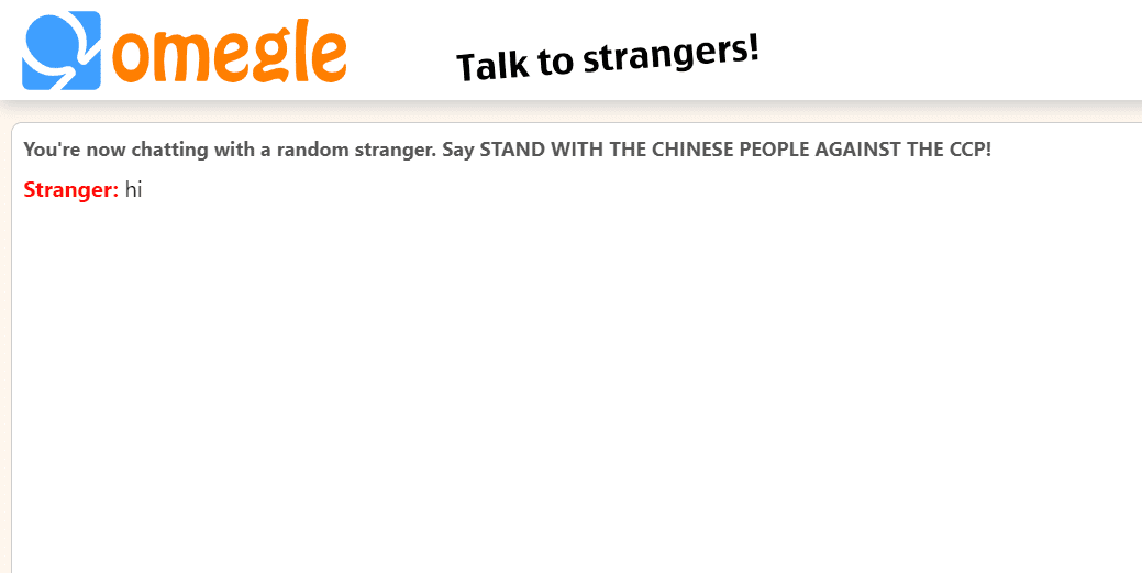 Omegle chat room Omegle chat room