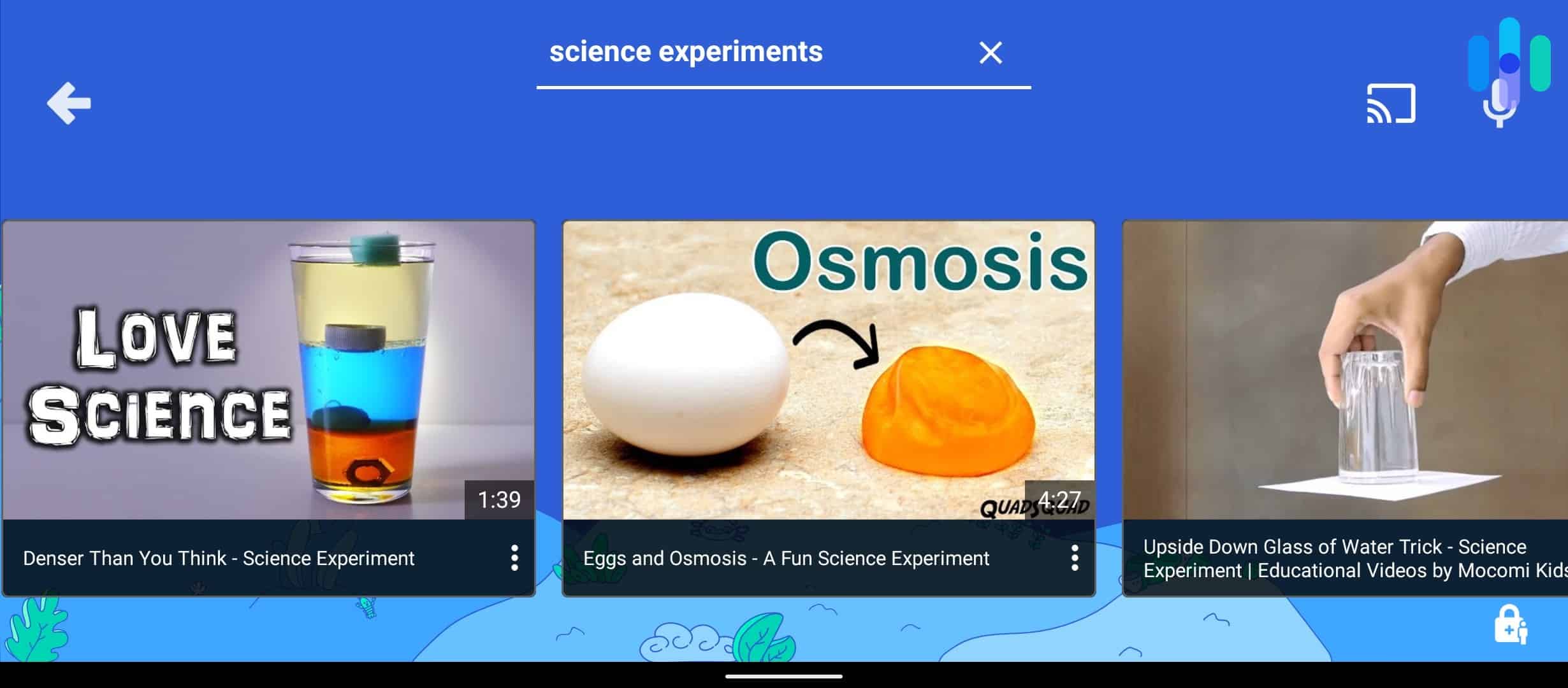 “Science experiments” search result from the Older profile "Science experiments" search result from the Older profile