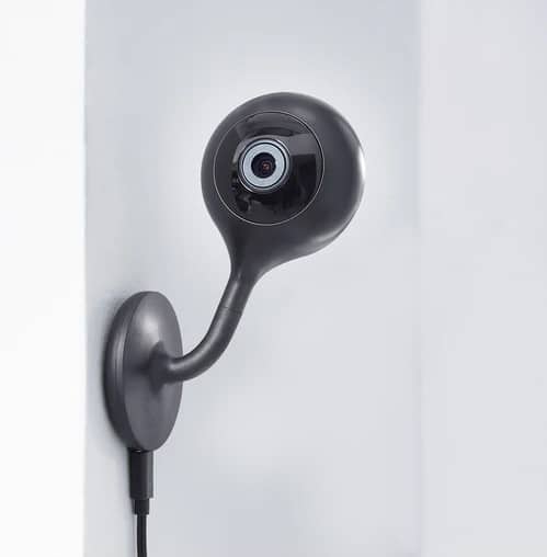The Geeni Look, an indoor camera with a flexible stem for easy installation