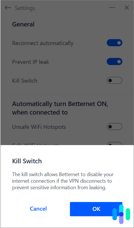 Turning on the kill switch