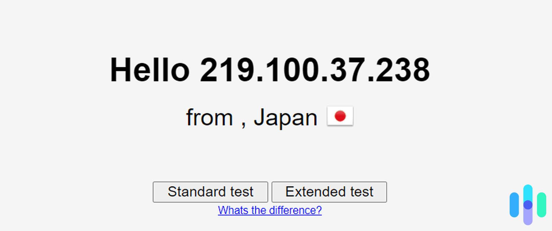 DNS leak test of VPN Gate.