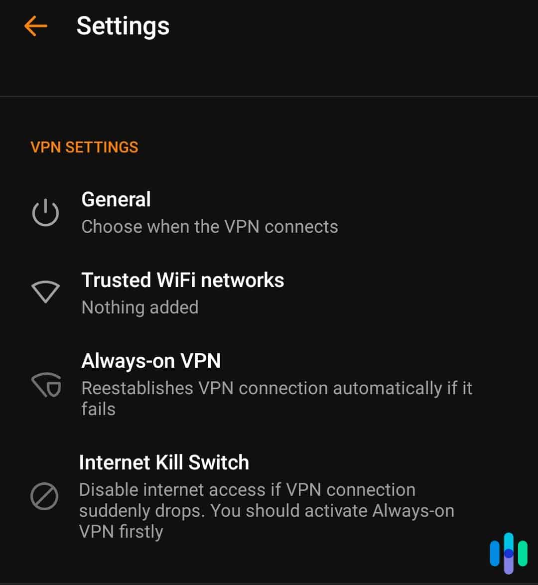 A VPN kill switch disables your internet access when the VPN connection drops.