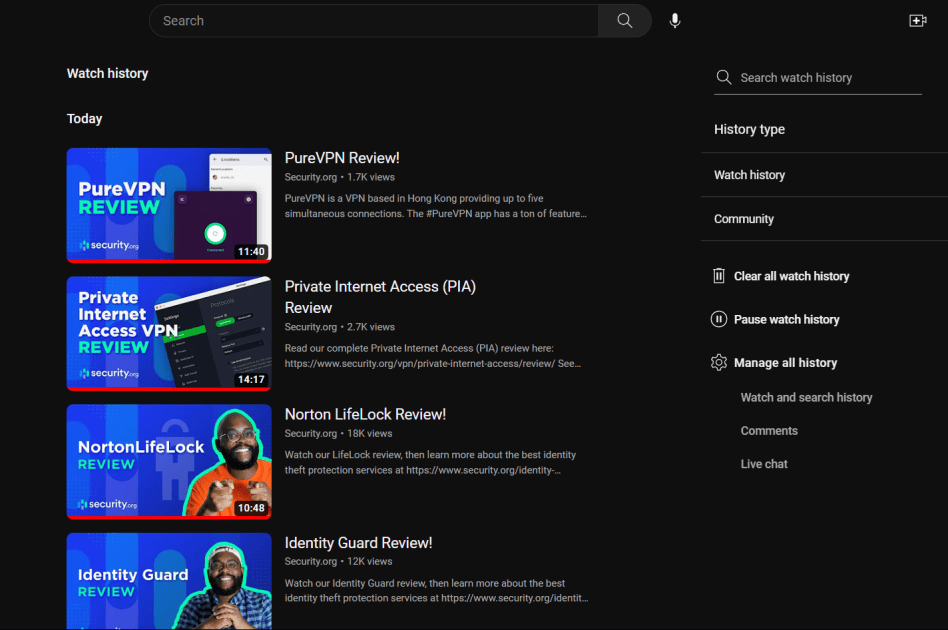 Tutorial For Clearing Your YouTube History(00)
