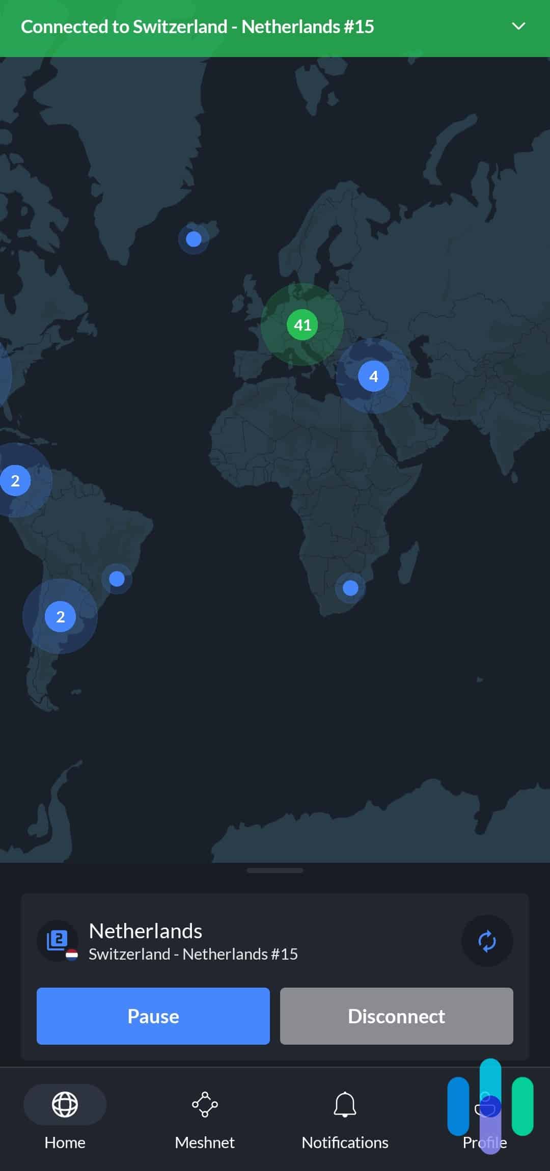 NordVPN Double VPN connection