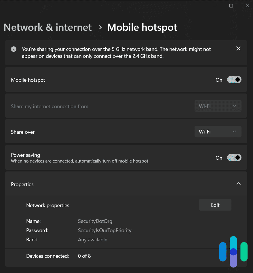 Setting up a virtual router on Windows 11