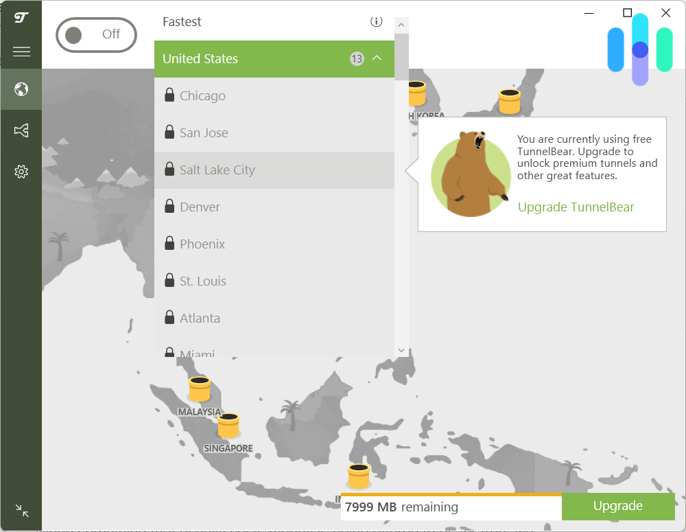 TunnelBear Review: A Simple VPN With Good Security, Ideal for Travel