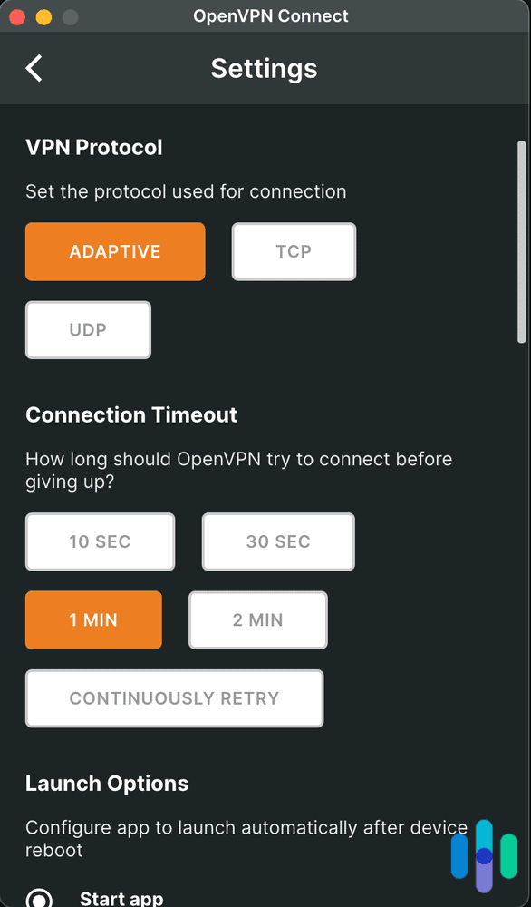 Configuring our OpenVPN Settings