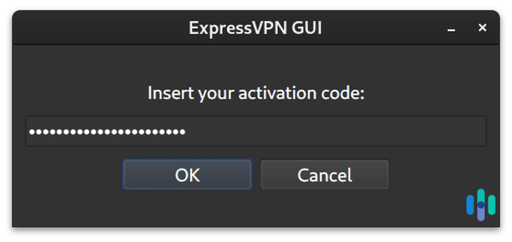 Activation code required to connect to ExpressVPN on Linux