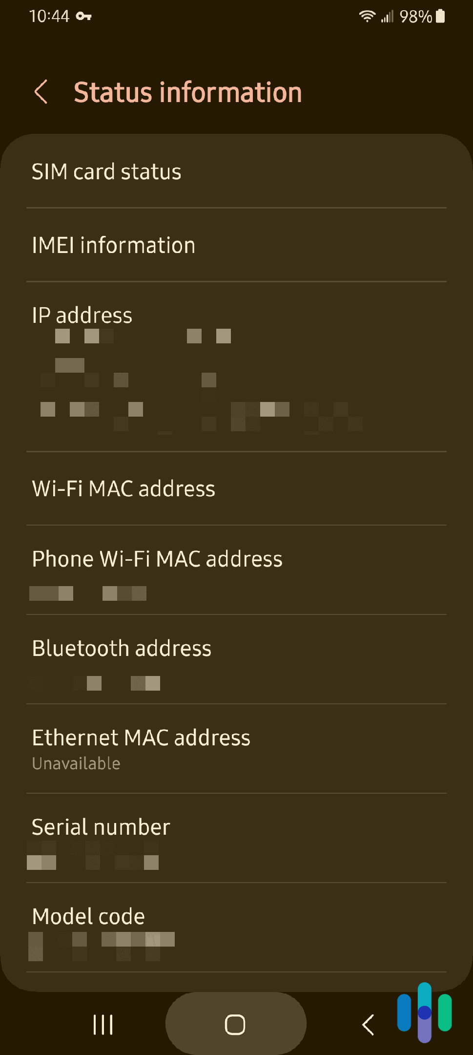 IP Address on Android