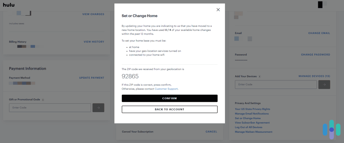 How to Change Location on Hulu | Security.org - Can I Use Hulu Live Away From Home