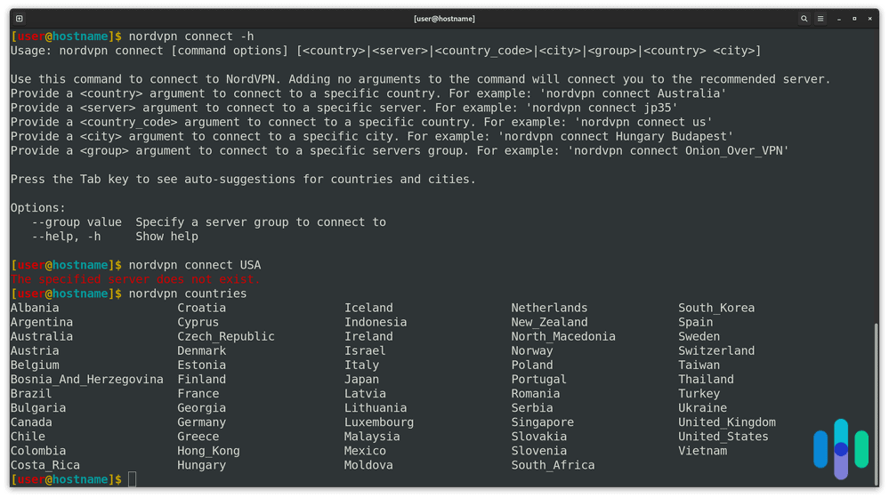 Using NordVPN on Linux