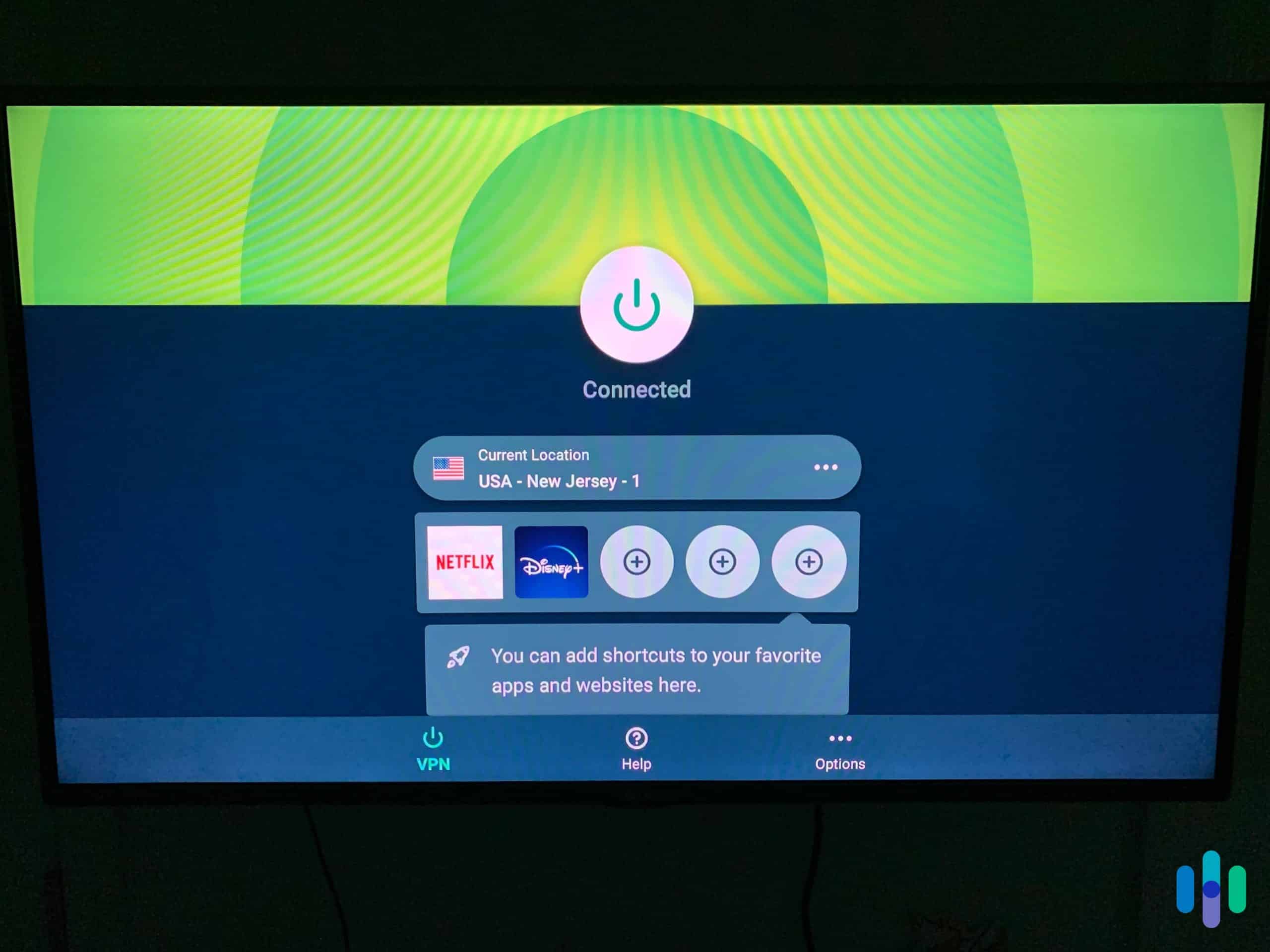 Using ExpressVPN with a Fire TV Stick and Connected to a Server in New Jersey