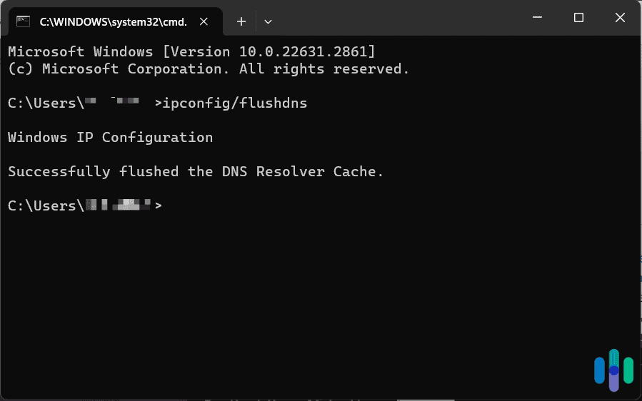 Flush DNS on Command Prompt for Windows
