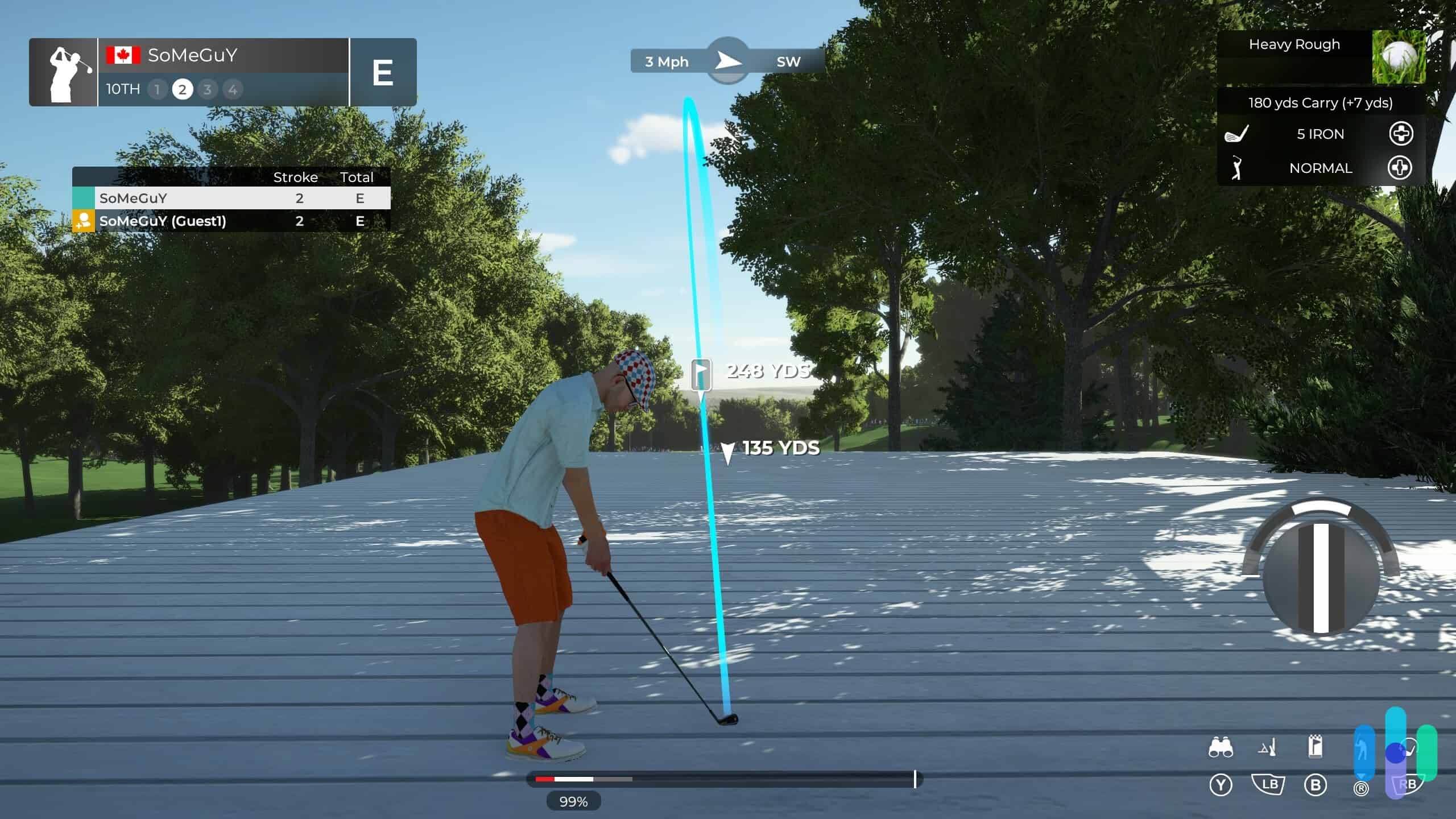 Playing PGA Tour Golf on the Xbox with ExpressVPN
