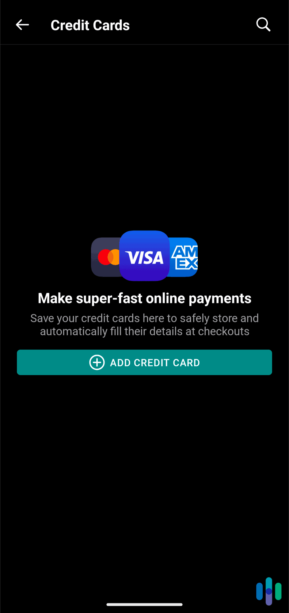 It’s safe to store credit card information in your vault thanks to NordPass’ XChaCha20 encryption. 