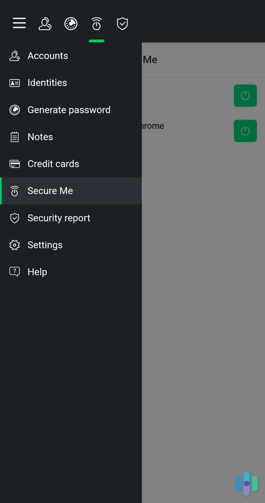 Total Password’s Android app includes all the same features as the browser extensions.