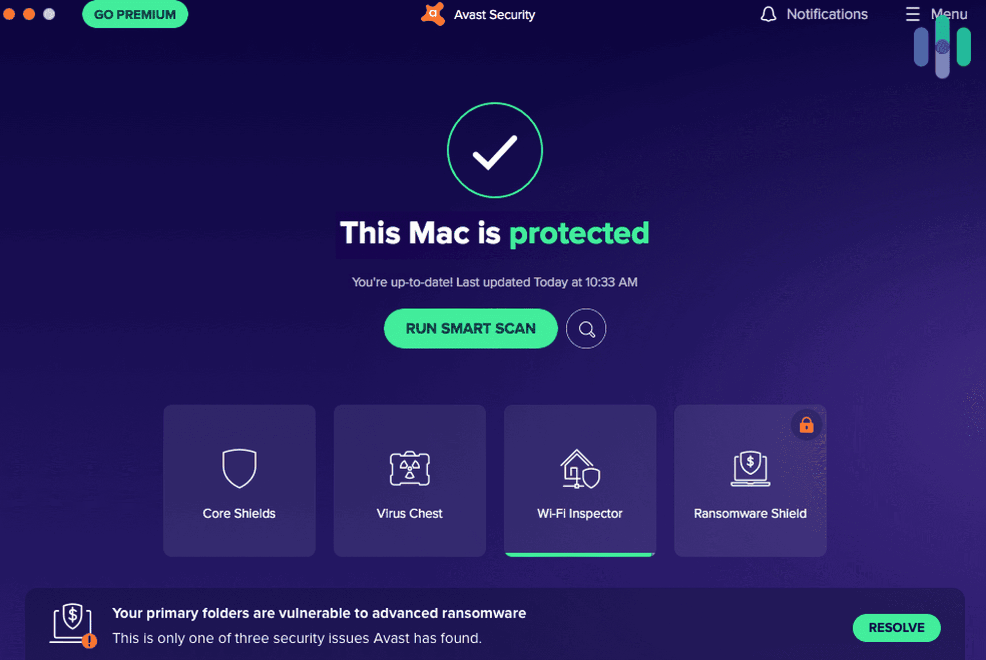 Avast alerts us to a potential ransomware threat that didn't actually exist.