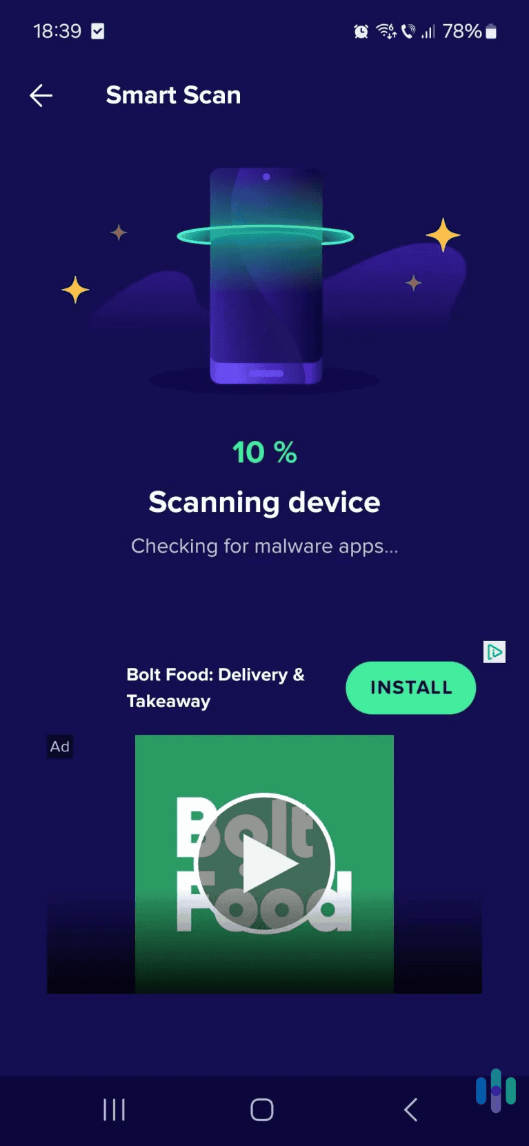 Free Android users have to put up with ads, but we didn't think they're very intrusive or annoying.