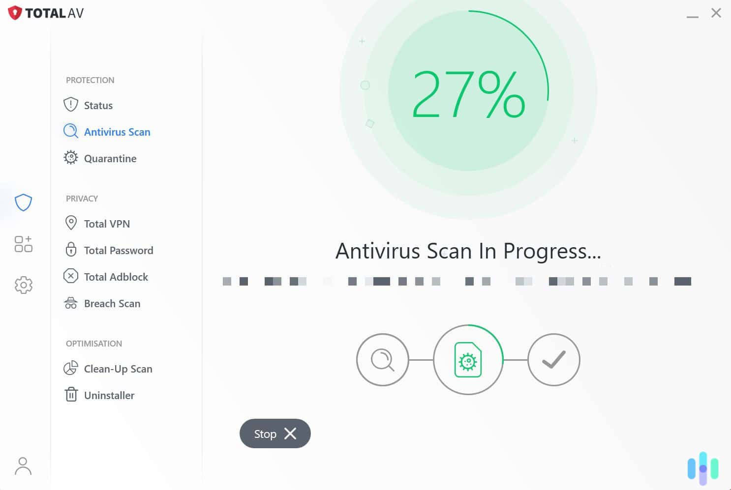 TotalAV got high marks in all the malware tests we ran.