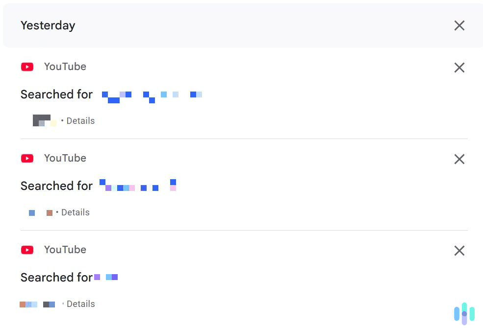 You can also remove all YouTube search history associated with a specific date with just one click.