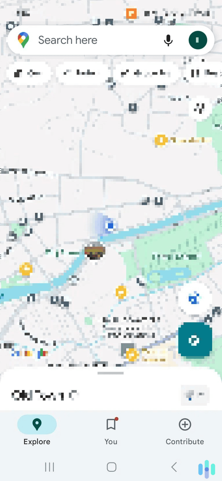 Tap your profile icon in the top right corner.