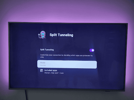 Proton VPN split tunneling