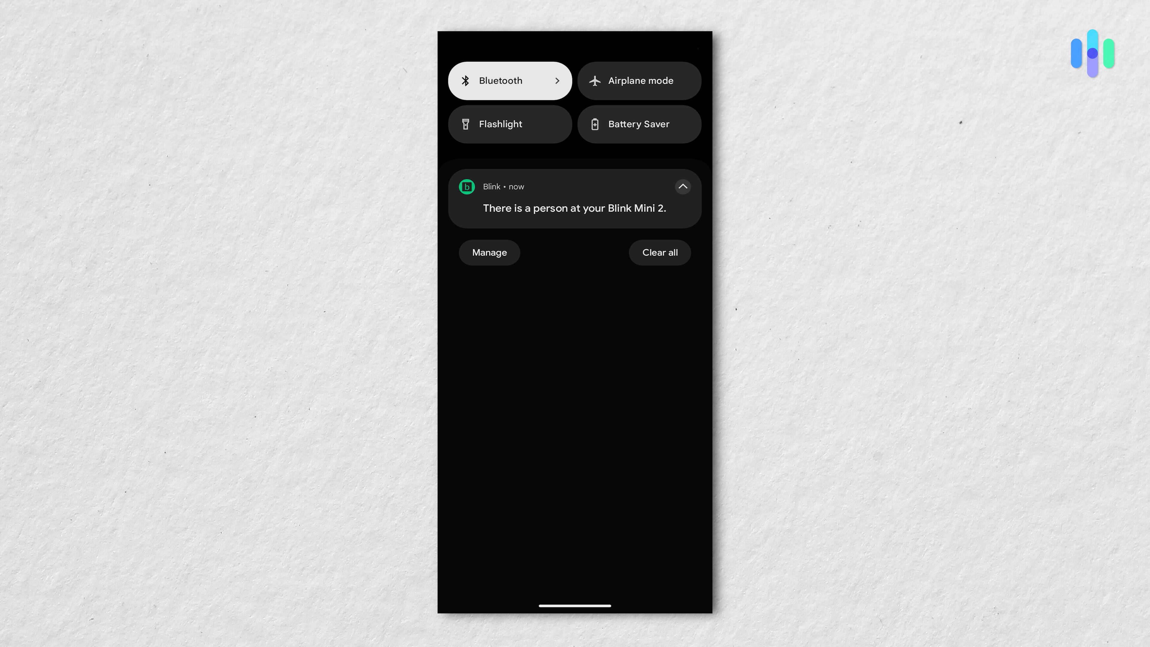 Our Blink Mini 2 would tell us when it saw a person instead of just telling us it saw motion.