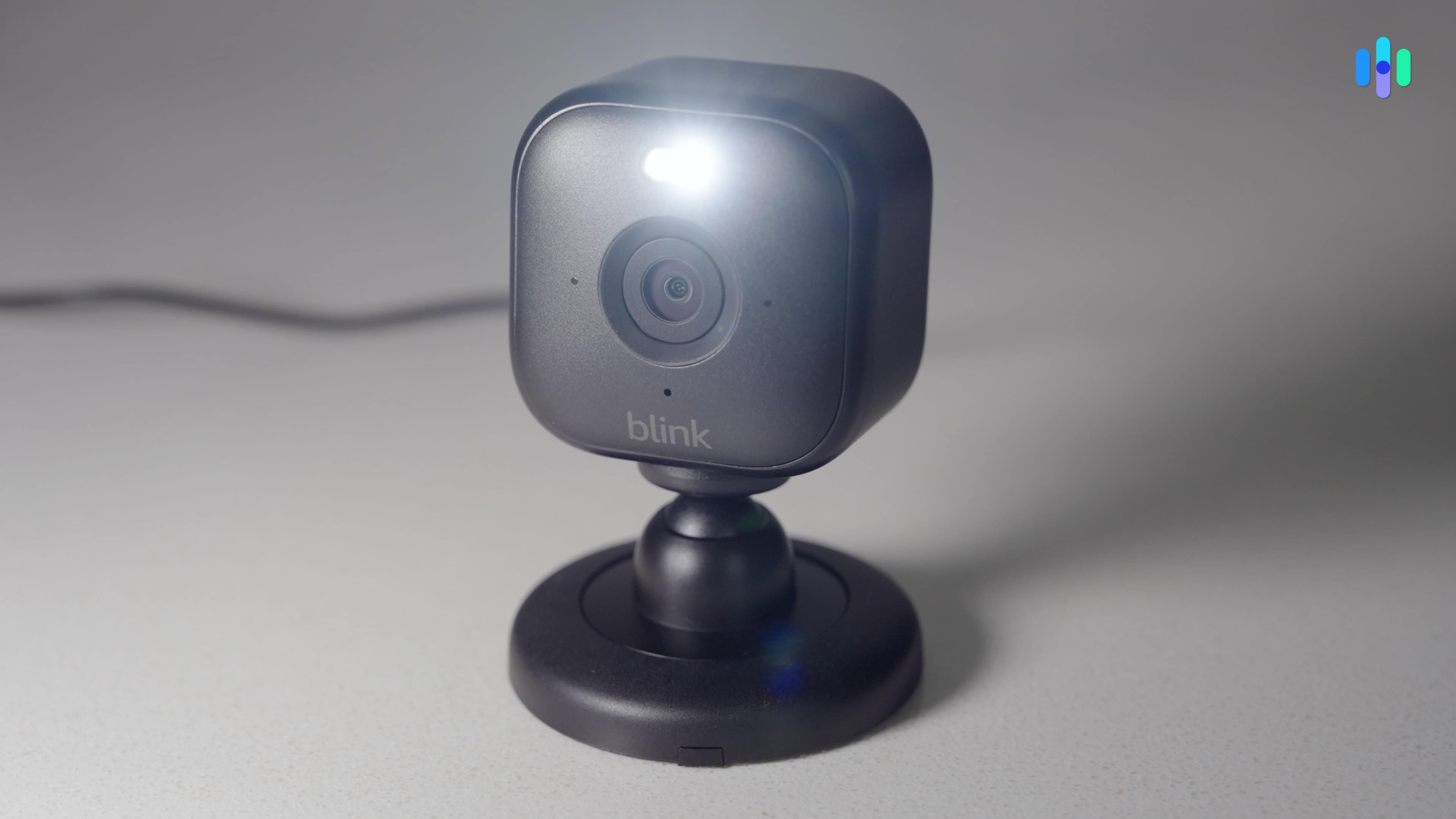 Here’s a look at our Blink Mini 2 with its spotlight on.
