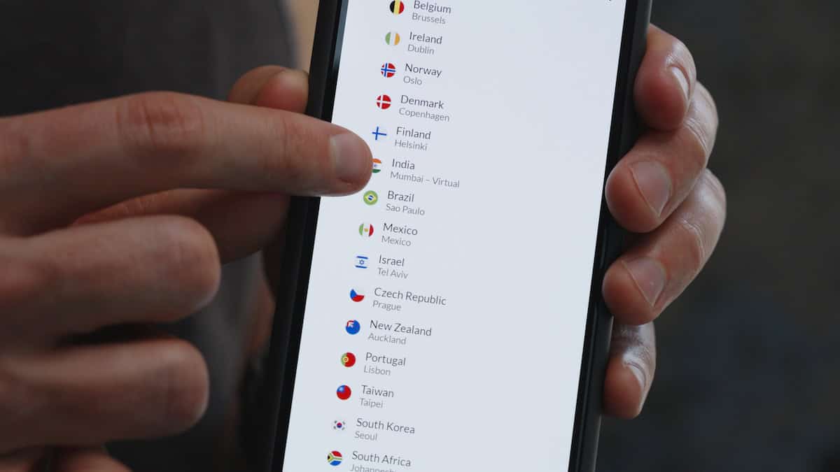 NordVPN server list