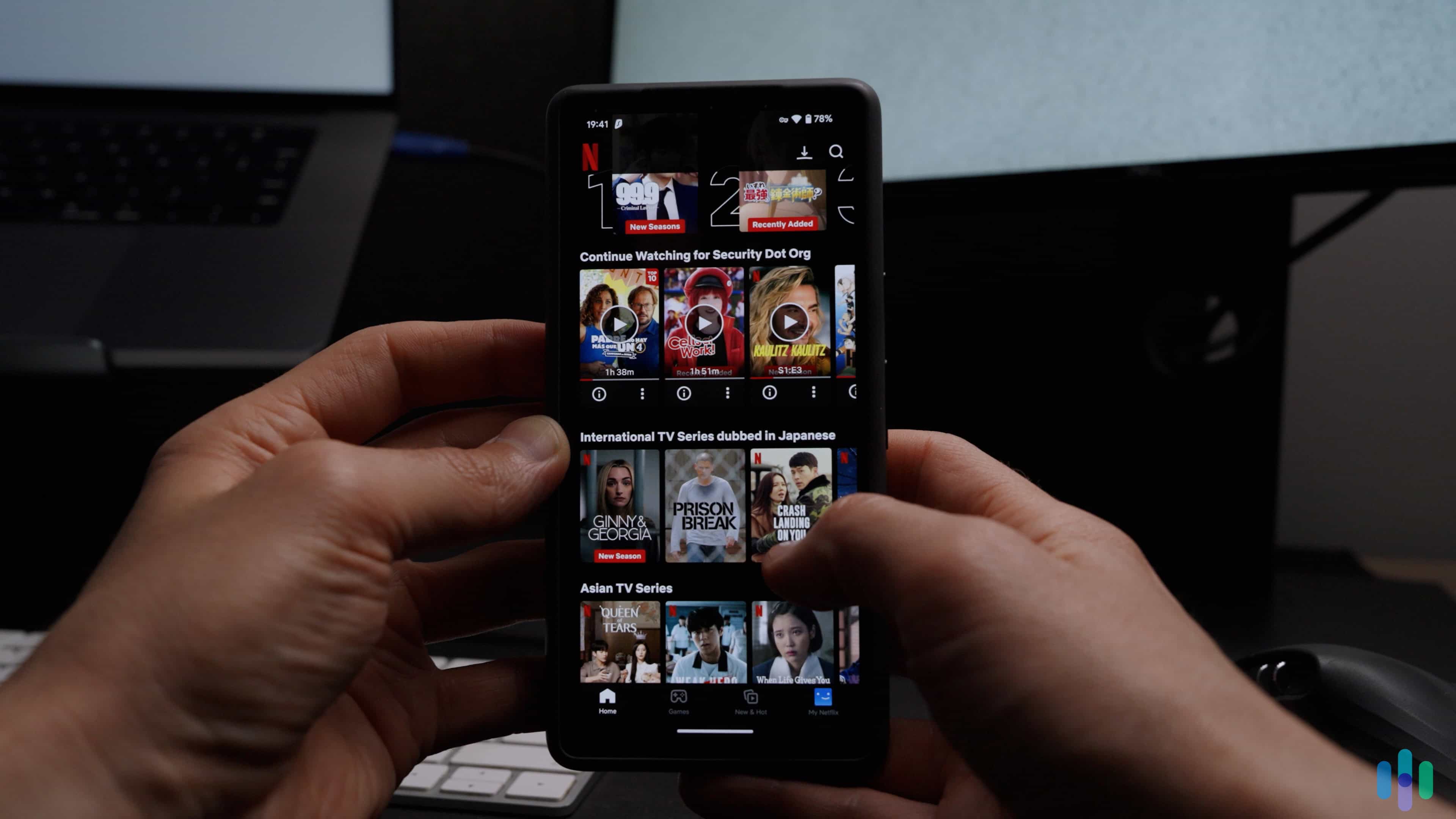 We connected through one of Surfshark’s Japanese servers to access geo-restricted content on Netflix.