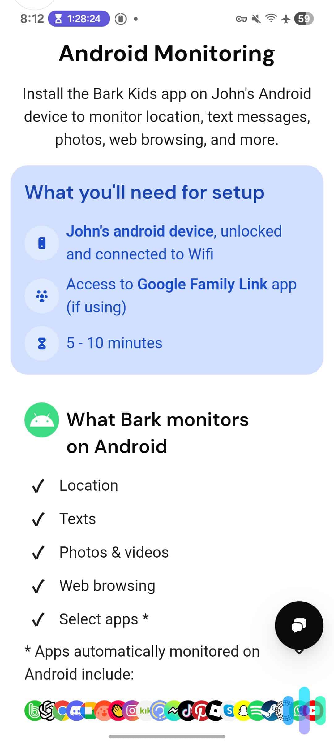 Bark provides crystal clear instructions on how to set up parental controls on your Android devices. (1) Bark provides crystal clear instructions on how to set up parental controls on your Android devices.