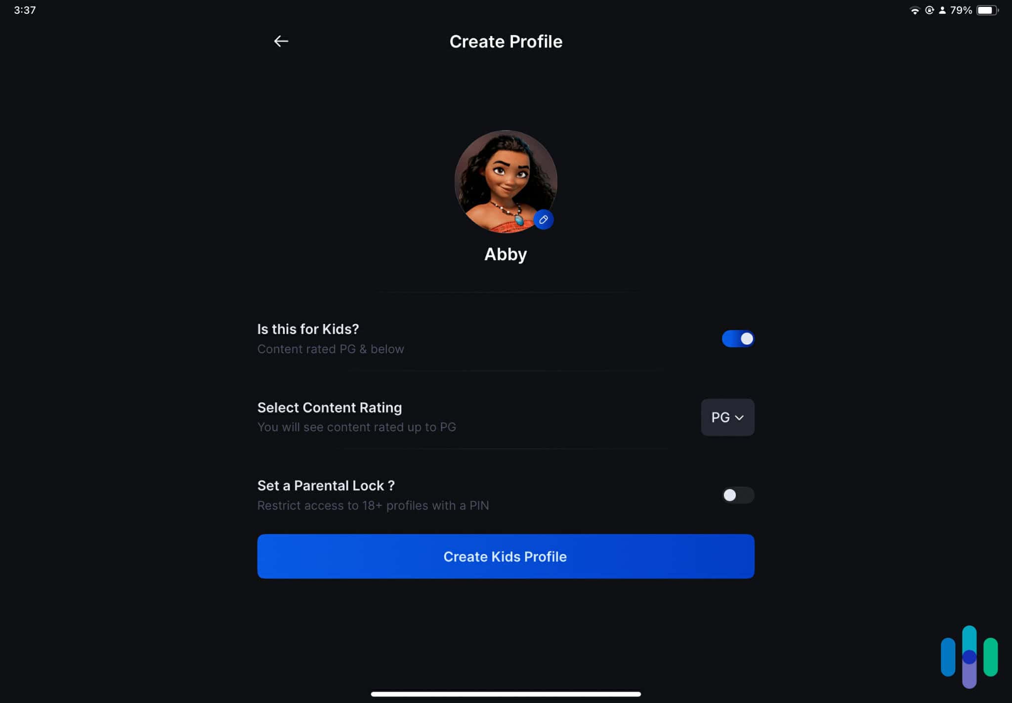 Setting up a Kid’s Profile for a seven-year-old Setting up a Kid’s Profile for a seven-year-old