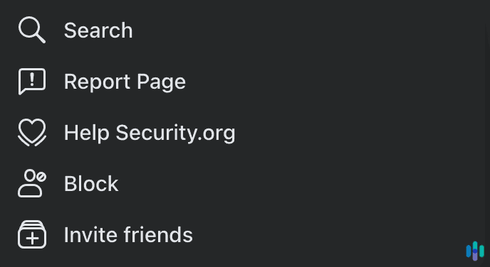 Here’s the menu you will see when you block someone from the profile page. Here’s the menu you will see when you block someone from the profile page.