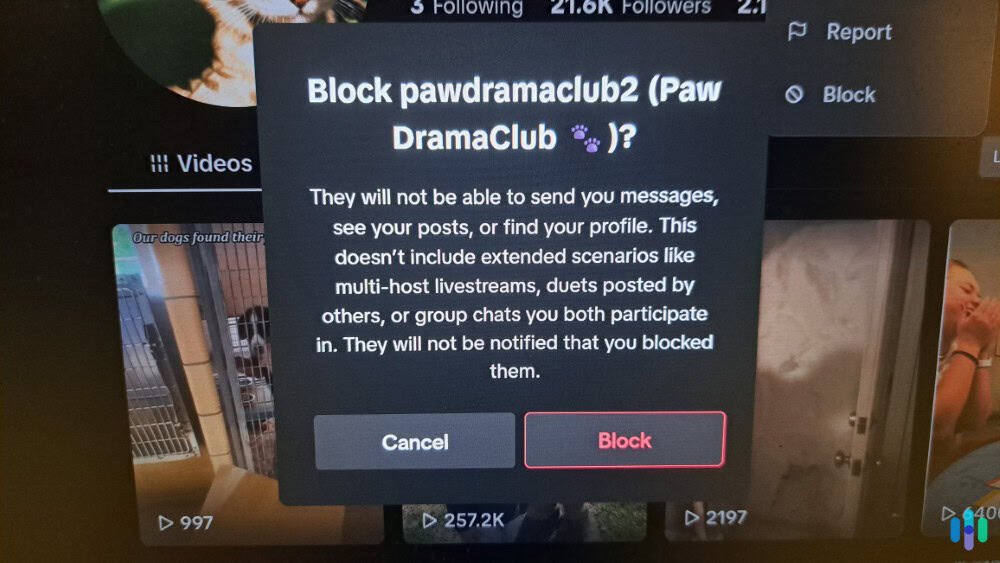 We appreciate how easy TikTok makes it to block accounts on any device. We appreciate how easy TikTok makes it to block accounts on any device.