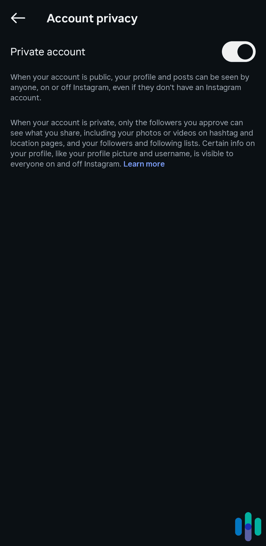 We recommend having a private Instagram account so you have total control over who follows your content. We recommend having a private Instagram account so you have total control over who follows your content.