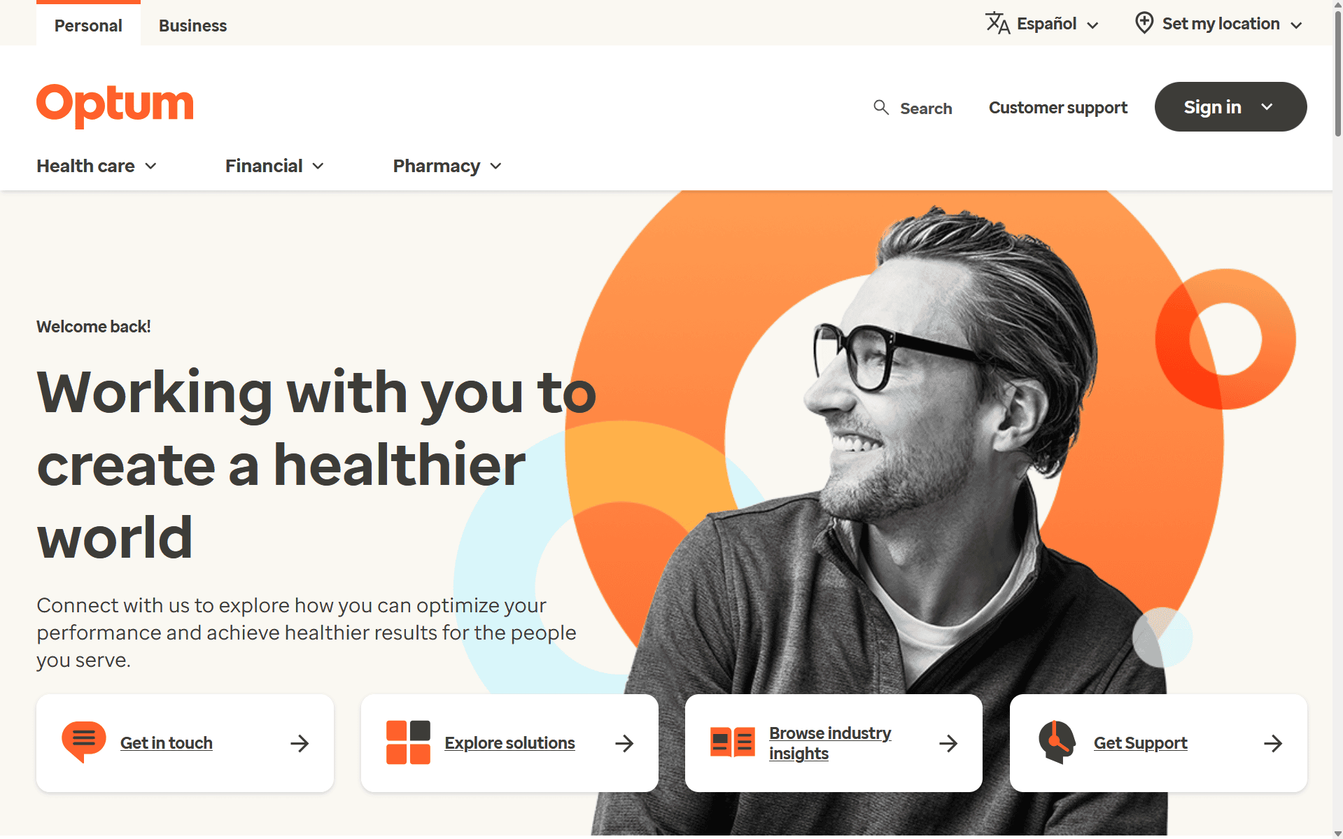 Change Healthcare operates as a part of Optum instead of as its own standalone service Change Healthcare operates as a part of Optum instead of as its own standalone service