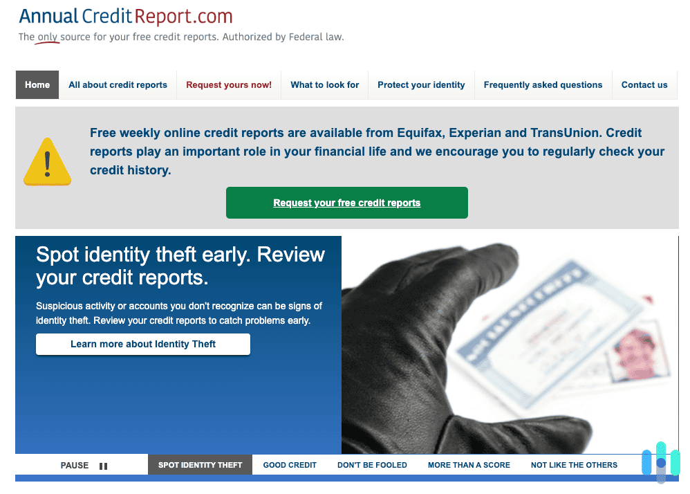 If you don’t have an identity theft protection service, you can request free credit reports from AnnualCreditReport.com If you don’t have an identity theft protection service, you can request free credit reports from AnnualCreditReport.com.