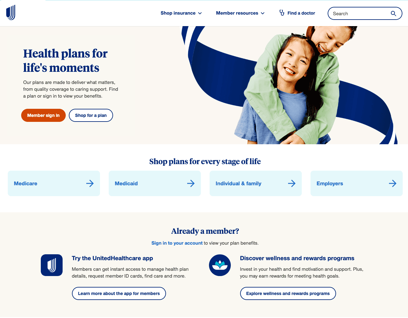 UnitedHealthcare is just one part of UnitedHealth Group UnitedHealthcare is just one part of UnitedHealth Group.