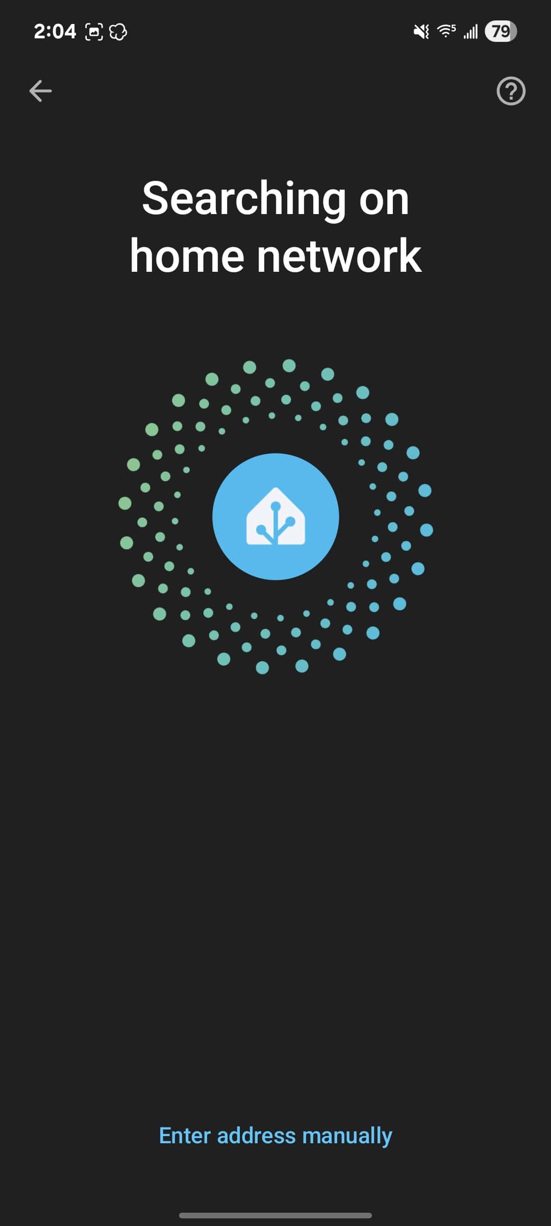 After setting up a Home Assistant server, the mobile app automatically connects to it After setting up a Home Assistant server, the mobile app automatically connects to it