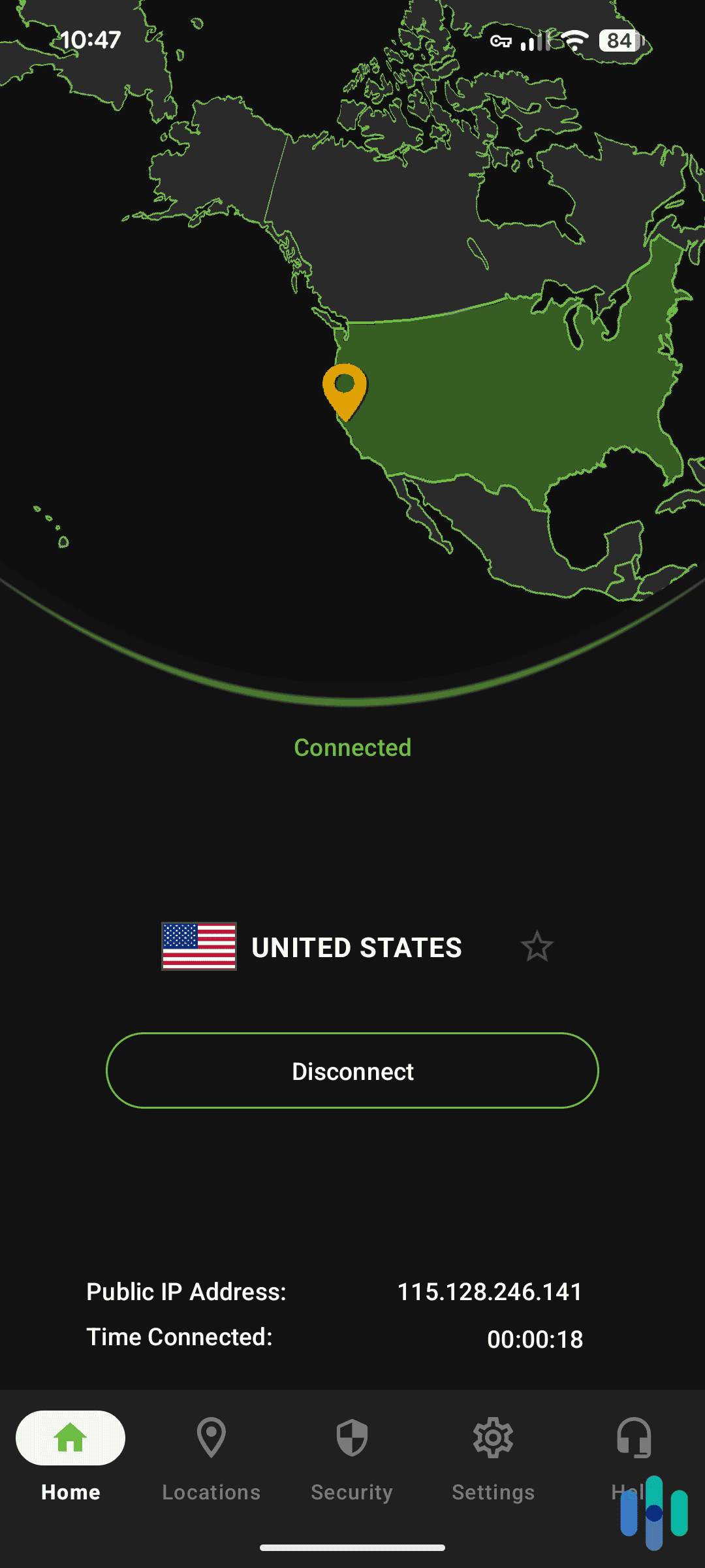 IPVanish makes it easy to find a country to connect to without scrolling through a list of servers. IPVanish makes it easy to find a country to connect to without scrolling through a list of servers.